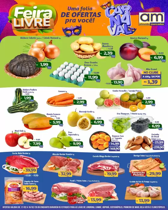 Catálogo Almeida Mercados | Uma Folia de Ofertas | 2026-02-17T00:00:00.000Z - 2026-02-18T00:00:00.000Z