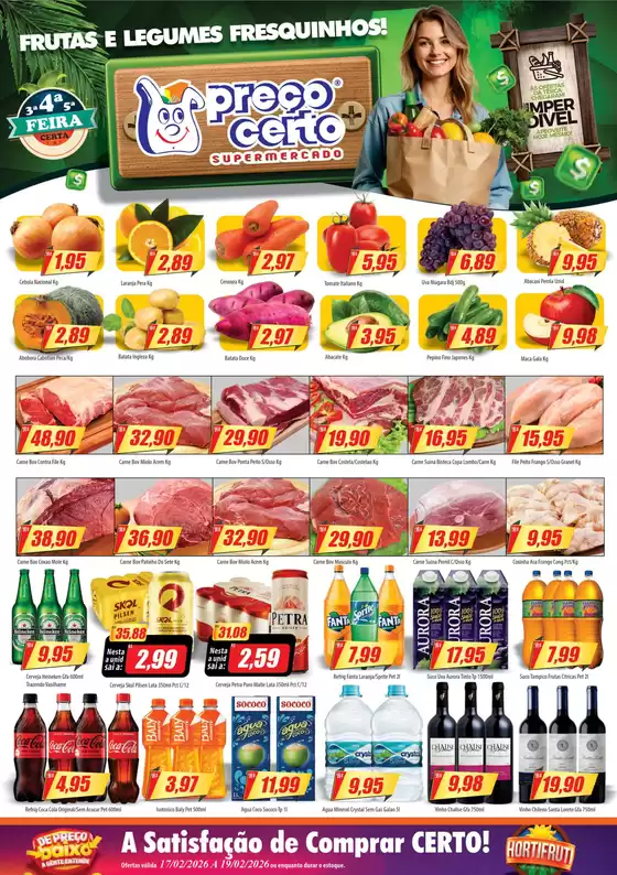 Catálogo Preço Certo | Ofertas | 2026-02-17T00:00:00.000Z - 2026-02-19T00:00:00.000Z