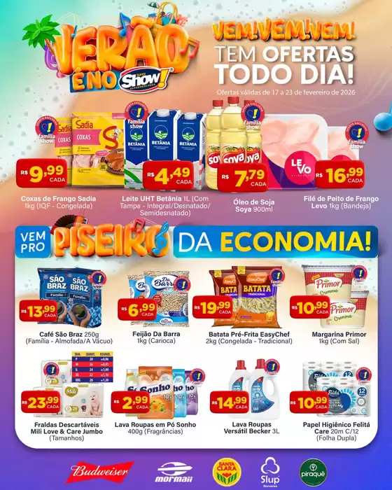 Catálogo Super Show | Verão De Ofertas | 2026-02-17T00:00:00.000Z - 2026-02-23T00:00:00.000Z