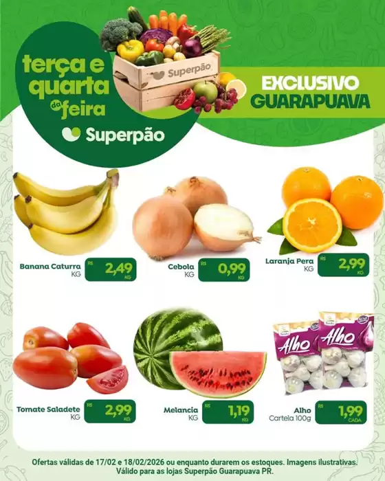 Catálogo Superpão em Ribeirão Pires | Exclusivo Guarapuava | 2026-02-18T00:00:00.000Z - 2026-02-18T00:00:00.000Z