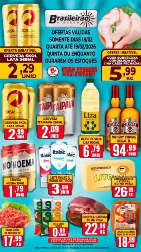 Catálogo Brasileirão Atacado em Contagem | Ofertas Imbatível | 2026-02-18T00:00:00.000Z - 2026-02-19T00:00:00.000Z