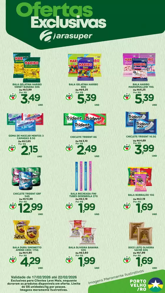 Catálogo Araújo Supermercados em Pontal | Melhores ofertas para compradores econômicos | 2026-02-17T00:00:00.000Z - 2026-02-22T00:00:00.000Z