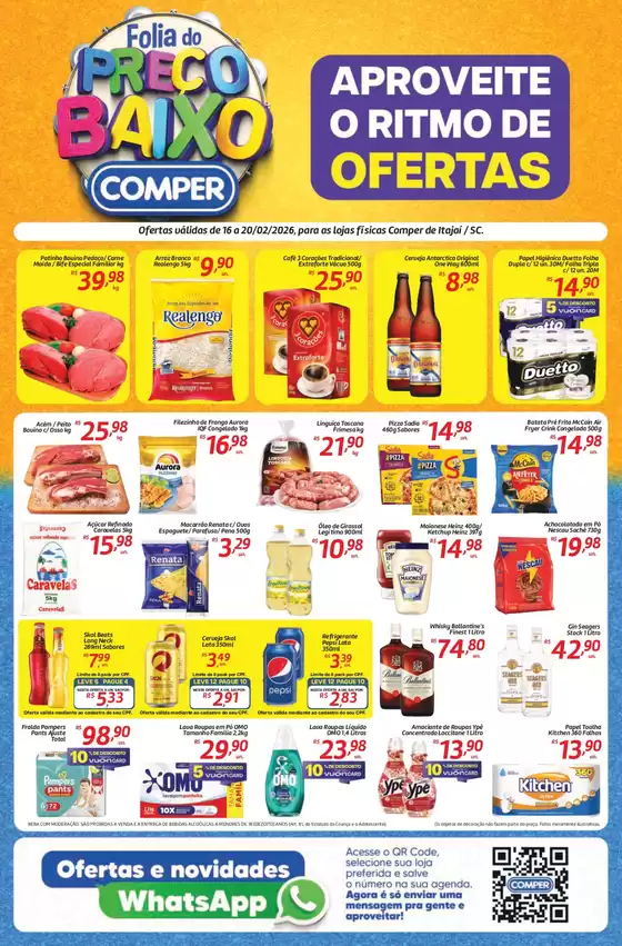 Catálogo Comper em Pontal | Melhores ofertas para compradores econômicos | 2026-02-16T00:00:00.000Z - 2026-02-20T00:00:00.000Z