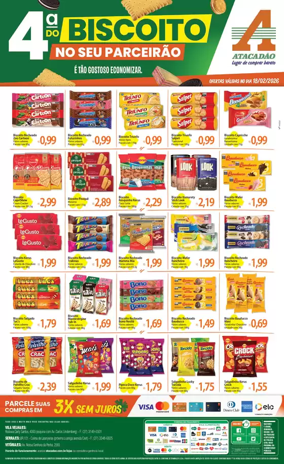 Catálogo Atacadão em Pontal | Atacadão - Quarta do Biscoito | 2026-02-18T00:00:00.000Z - 2026-02-18T00:00:00.000Z