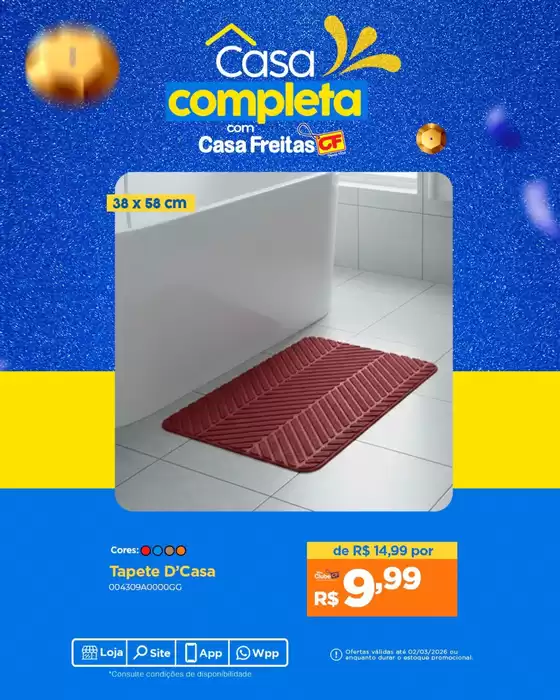 Catálogo Casa Freitas em Salto | Ofertas exclusivas e pechinchas | 2026-02-18T00:00:00.000Z - 2026-03-02T00:00:00.000Z