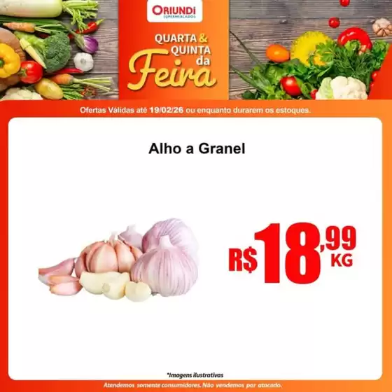 Catálogo Oriundi | Quarta Quinita da Feira | 2026-02-18T00:00:00.000Z - 2026-02-19T00:00:00.000Z