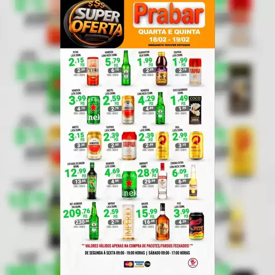 Catálogo Prabar Bebidas | Super Oferta | 2026-02-18T00:00:00.000Z - 2026-02-19T00:00:00.000Z