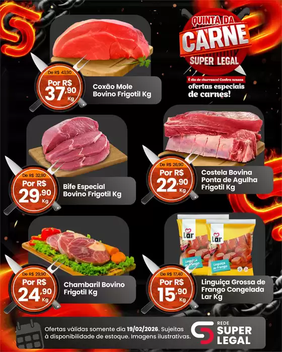 Catálogo Rede Super Legal de Supermercados em São Bernardo do Campo | Quinta Da Carne | 2026-02-19T00:00:00.000Z - 2026-02-19T00:00:00.000Z