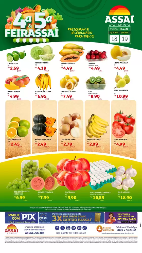 Catálogo Assaí Atacadista em Sabará | Melhores ofertas para compradores econômicos | 2026-02-19T00:00:00.000Z - 2026-02-19T00:00:00.000Z