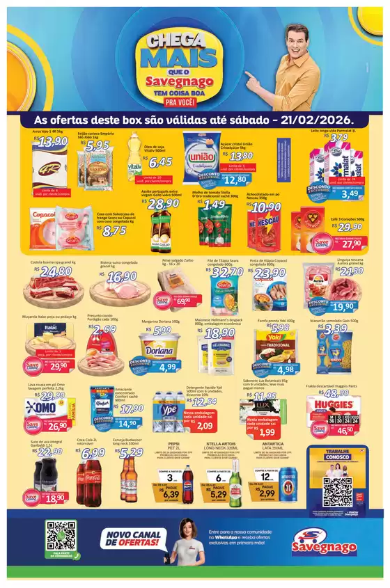 Catálogo Supermercado Savegnago em Ibirité | ofertas Savegnago Matão | 2026-02-19T00:00:00.000Z - 2026-02-21T00:00:00.000Z