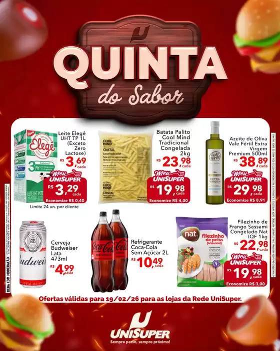Catálogo UniSuper em Curitiba | Encarte UniSuper | 2026-02-19T00:00:00.000Z - 2026-02-26T00:00:00.000Z