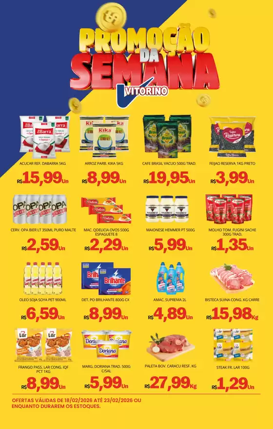 Catálogo Supermercado Vitorino em Curitiba | Promoção da Semana | 2026-02-19T00:00:00.000Z - 2026-02-23T00:00:00.000Z