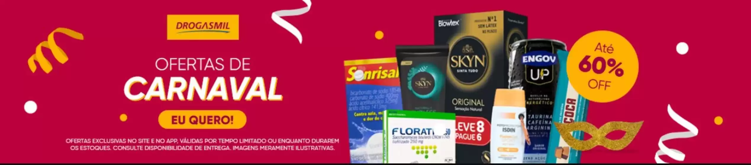 Catálogo Drogasmil em Campinas | Ofertas de carnaval ! | 2026-02-19T00:00:00.000Z - 2026-02-27T00:00:00.000Z