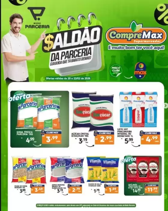 Catálogo CompreMax em Limeira | Saldão Da Parceria | 2026-02-20T00:00:00.000Z - 2026-02-22T00:00:00.000Z