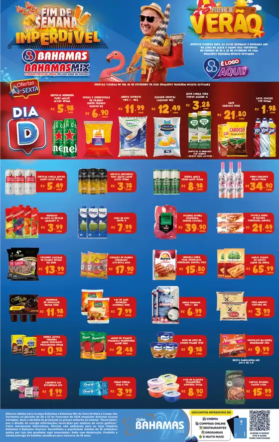 Catálogo Bahamas Supermercados em Caarapó | FESTIVAL DE VERÃO | 2026-02-20T00:00:00.000Z - 2026-02-22T00:00:00.000Z
