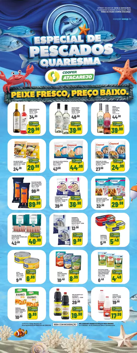 Catálogo Cooper em Nilópolis | Pescados Quaresma ATACAREJO | 2026-02-19T00:00:00.000Z - 2026-03-10T00:00:00.000Z