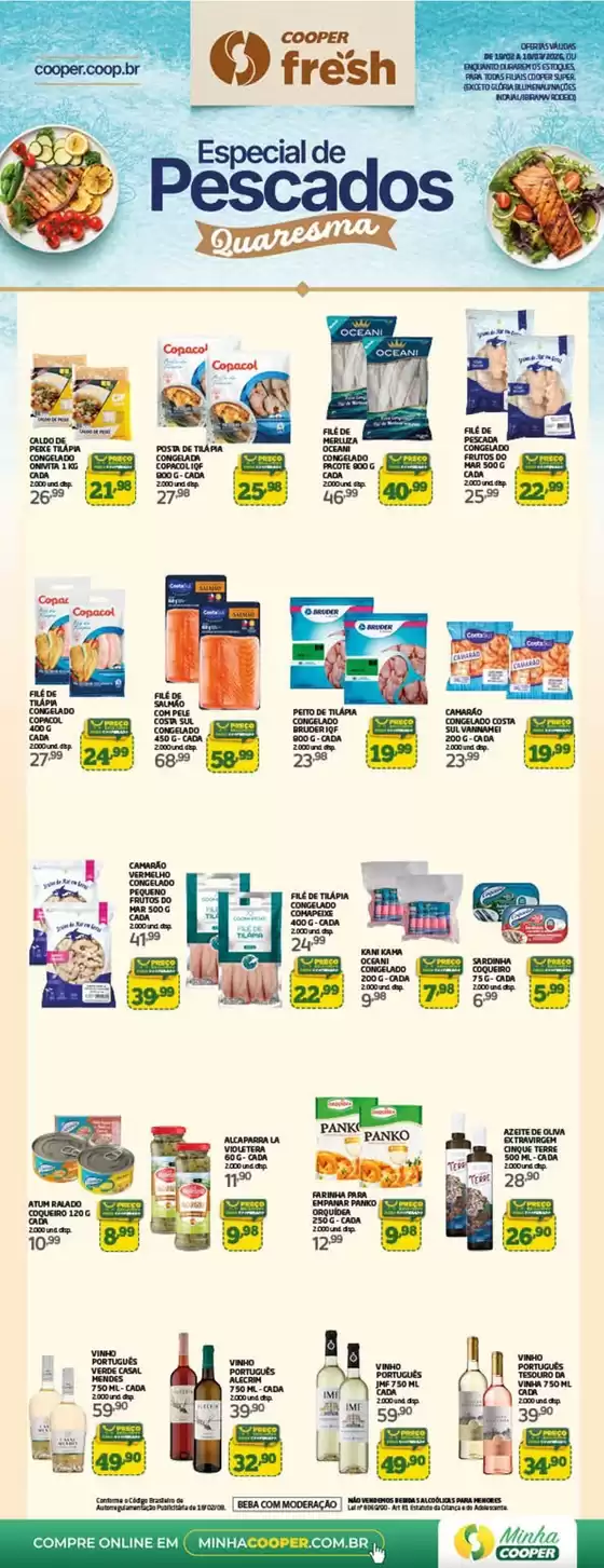 Catálogo Cooper em Nilópolis | Fresh especial pescados | 2026-02-19T00:00:00.000Z - 2026-03-10T00:00:00.000Z