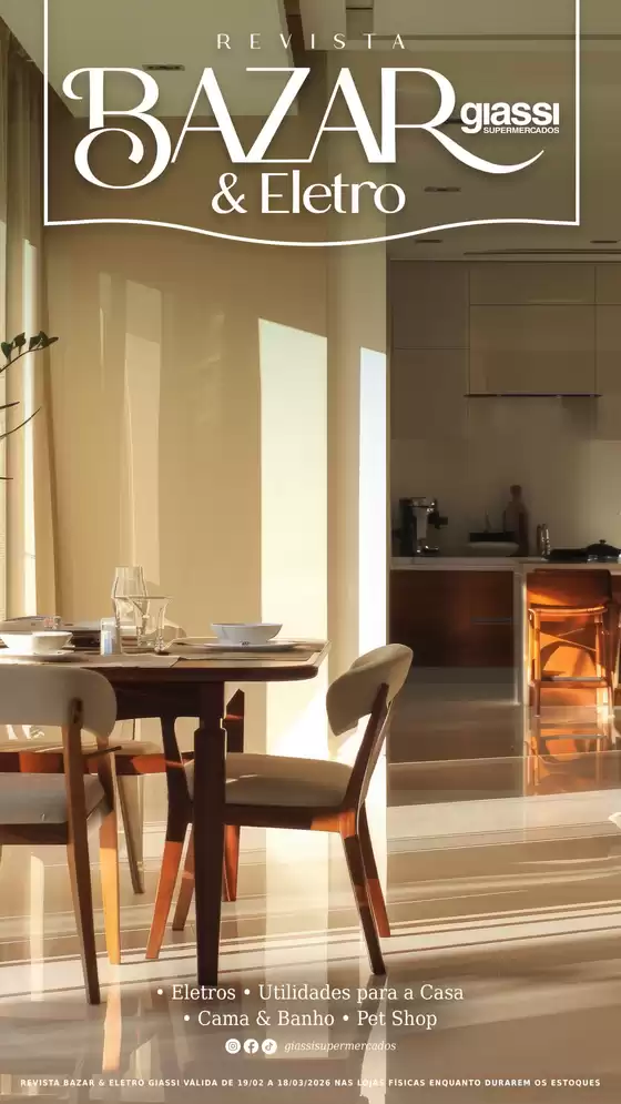 Catálogo Giassi Supermercados em Guarulhos | Bazar Giassi | 2026-02-19T00:00:00.000Z - 2026-03-18T00:00:00.000Z