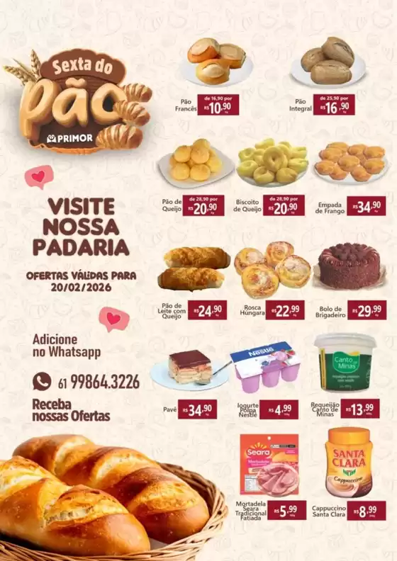 Catálogo Primor Supermercado | Sexta Do Pãc | 2026-02-20T00:00:00.000Z - 2026-02-20T00:00:00.000Z