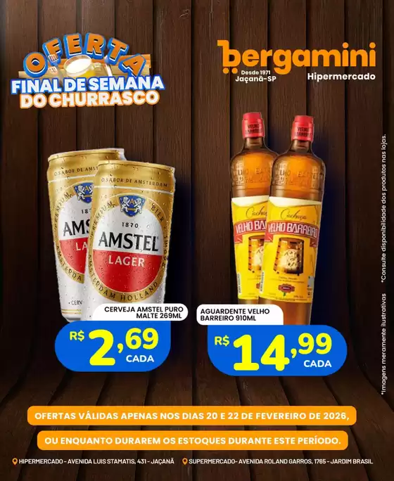 Catálogo Supermercado Bergamini em Rio Claro | Encarte Supermercado Bergamini | 2026-02-20T00:00:00.000Z - 2026-02-22T00:00:00.000Z