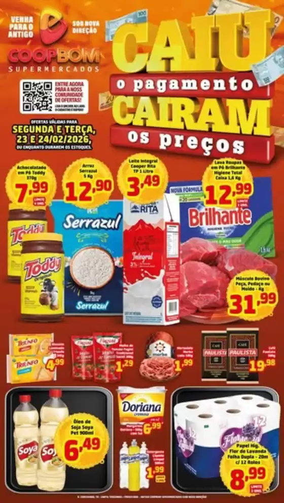 Catálogo CoopBom em Pontal | Caiu o Pagamento Cairam os Preços | 2026-02-23T00:00:00.000Z - 2026-02-24T00:00:00.000Z