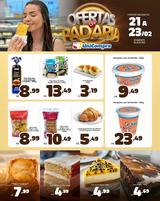 Catálogo Unicompra em São Gonçalo | Ofertas da Padaria | 2026-02-23T00:00:00.000Z - 2026-02-23T00:00:00.000Z
