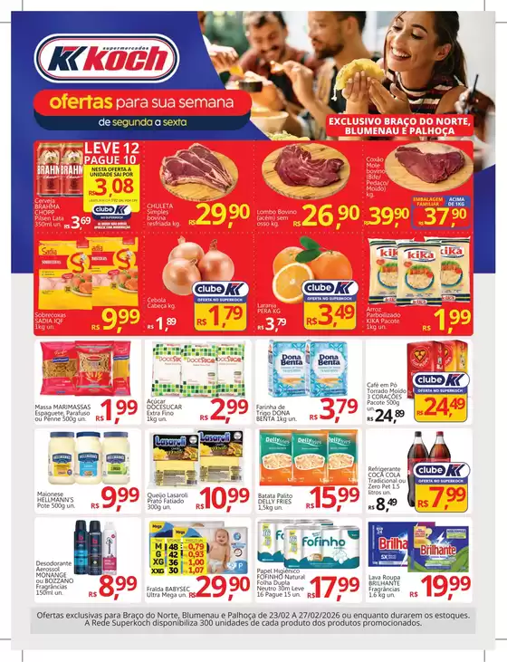Catálogo Supermercados Koch | Melhores ofertas para compradores econômicos | 2026-02-23T00:00:00.000Z - 2026-02-27T00:00:00.000Z