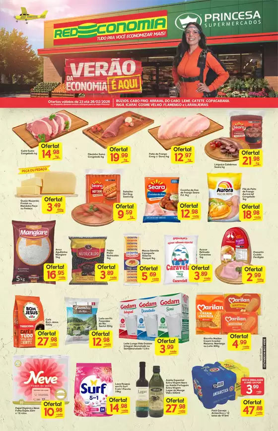 Catálogo Princesa Supermercados | Verão da Economia é Aqui! G2 23 a 26/02 | 2026-02-23T00:00:00.000Z - 2026-02-26T00:00:00.000Z