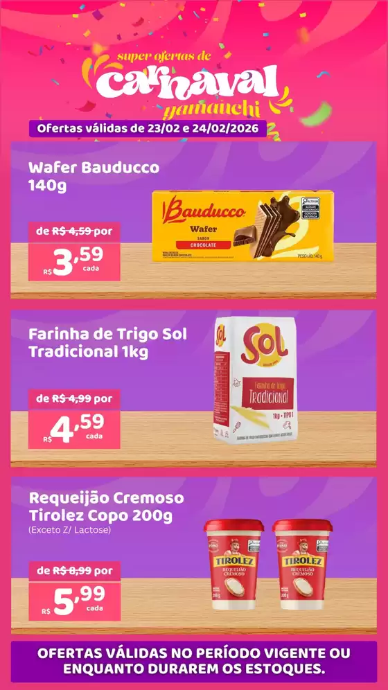 Catálogo Yamauchi em Rio de Janeiro | Carnaval Yamauchi | 2026-02-23T00:00:00.000Z - 2026-02-25T00:00:00.000Z