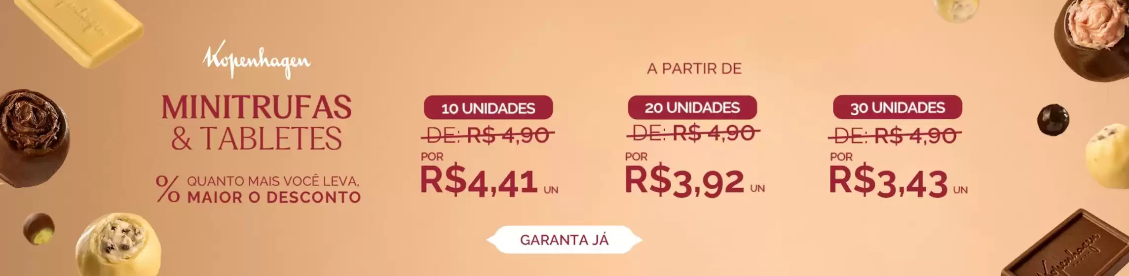 Catálogo Kopenhagen em Campinas | Minitrufas e Tabletes | 2026-01-20T00:00:00.000Z - 2026-03-09T00:00:00.000Z