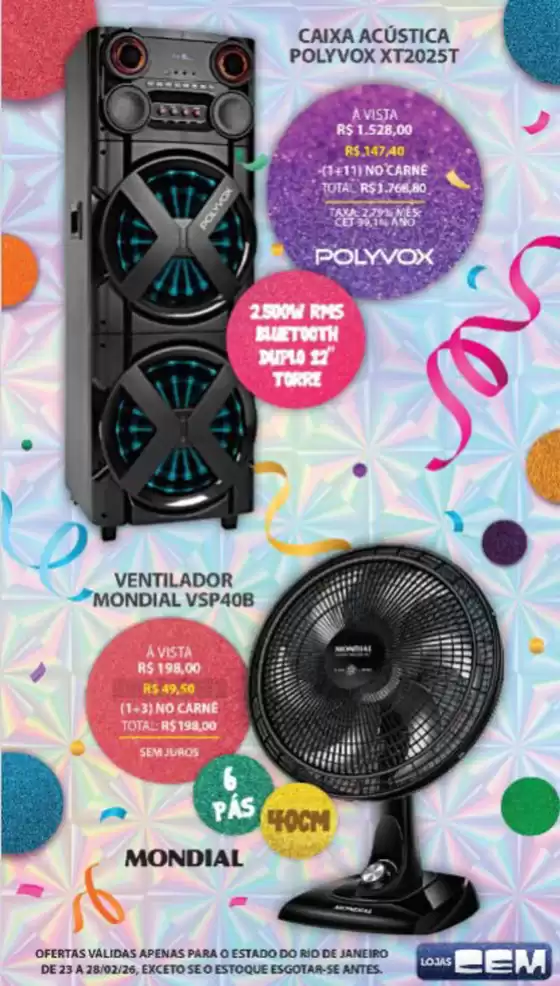 Catálogo Lojas Cem em Porto Alegre | Lojas Cem ! | 2026-02-24T00:00:00.000Z - 2026-02-28T00:00:00.000Z