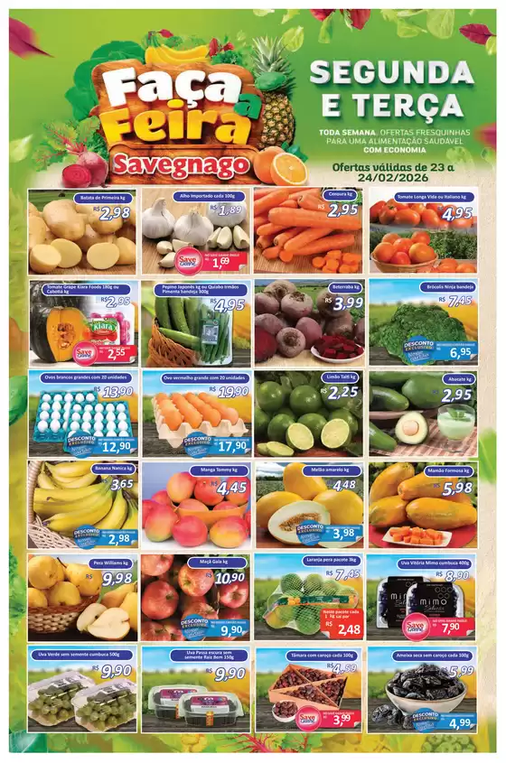 Catálogo Supermercado Savegnago em Campinas | ofertas Savegnago Leme | 2026-02-23T00:00:00.000Z - 2026-02-24T00:00:00.000Z
