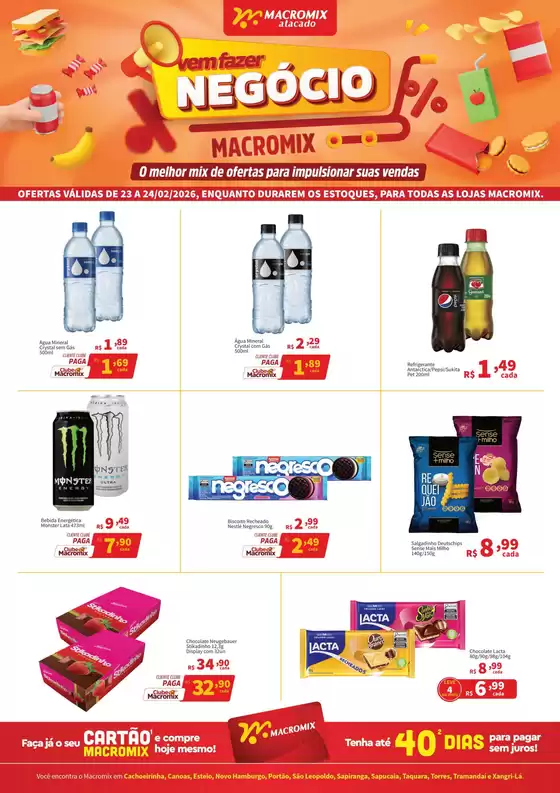 Catálogo Macromix Atacado em Parauapebas | Economize agora com nossas ofertas | 2026-02-23T00:00:00.000Z - 2026-02-24T00:00:00.000Z