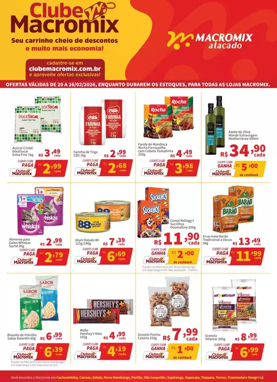 Catálogo Macromix Atacado em Parauapebas | Promoções especiais em andamento | 2026-02-20T00:00:00.000Z - 2026-02-26T00:00:00.000Z