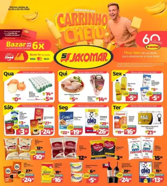 Catálogo Supermercado Jacomar em Guarulhos | Semana Do Carrinho Chieo | 2026-02-25T00:00:00.000Z - 2026-03-03T00:00:00.000Z