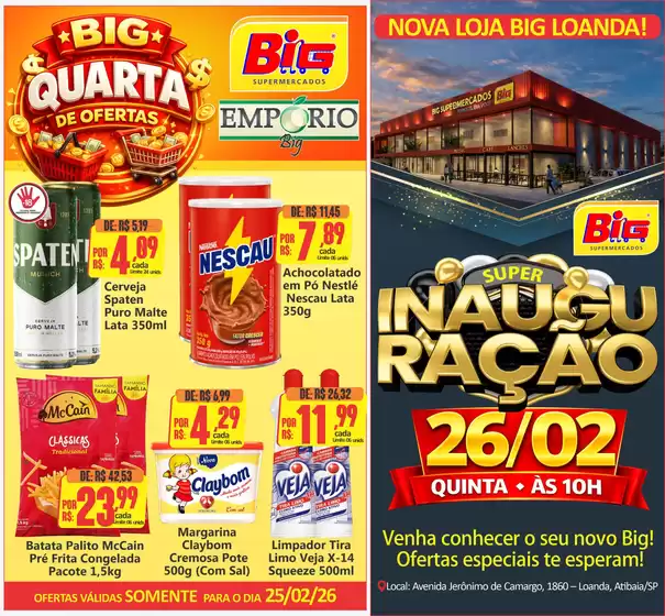 Catálogo Big Supermercados em Guarulhos | Big Quarta de Ofertas | 2026-02-25T00:00:00.000Z - 2026-02-25T00:00:00.000Z