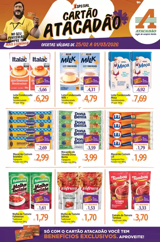 Catálogo Atacadão em Guaíba | Atacadão - Cartão Atacadão | 2026-02-25T00:00:00.000Z - 2026-03-01T00:00:00.000Z