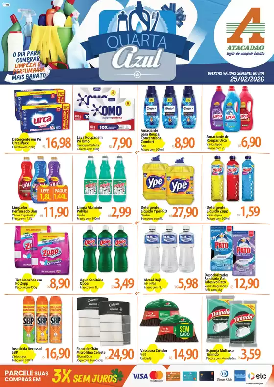 Catálogo Atacadão em Guaíba | Atacadão - Quarta Azul | 2026-02-25T00:00:00.000Z - 2026-02-25T00:00:00.000Z