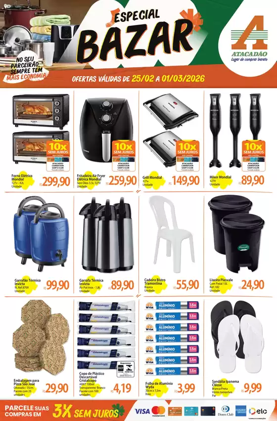 Catálogo Atacadão em Guaíba | Atacadão - Bazar | 2026-02-25T00:00:00.000Z - 2026-03-01T00:00:00.000Z