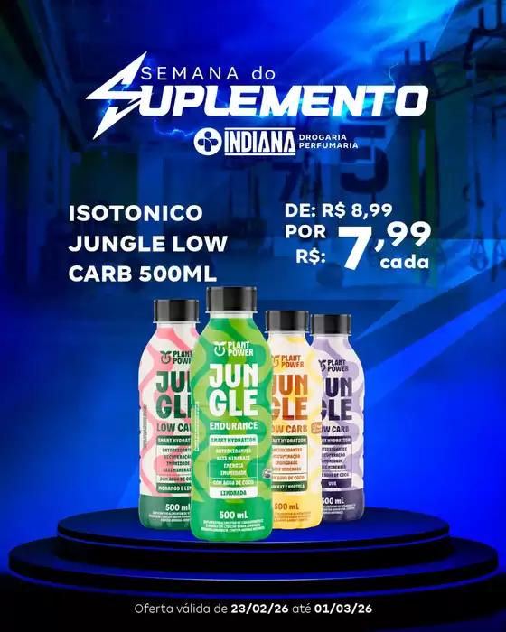 Catálogo Farmácia Indiana | Semana do suplemento ! | 2026-02-25T00:00:00.000Z - 2026-03-01T00:00:00.000Z