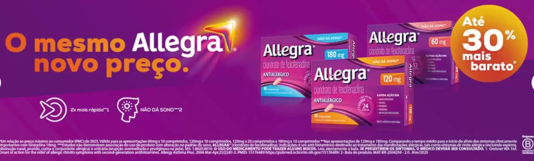Catálogo DROGALIDER | O mesmo allegra novo preco ! | 2026-02-25T00:00:00.000Z - 2026-03-19T00:00:00.000Z