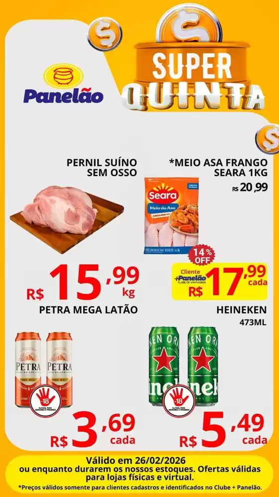 Catálogo Panelão Supermercados | Super Quinta  | 2026-02-26T00:00:00.000Z - 2026-02-26T00:00:00.000Z