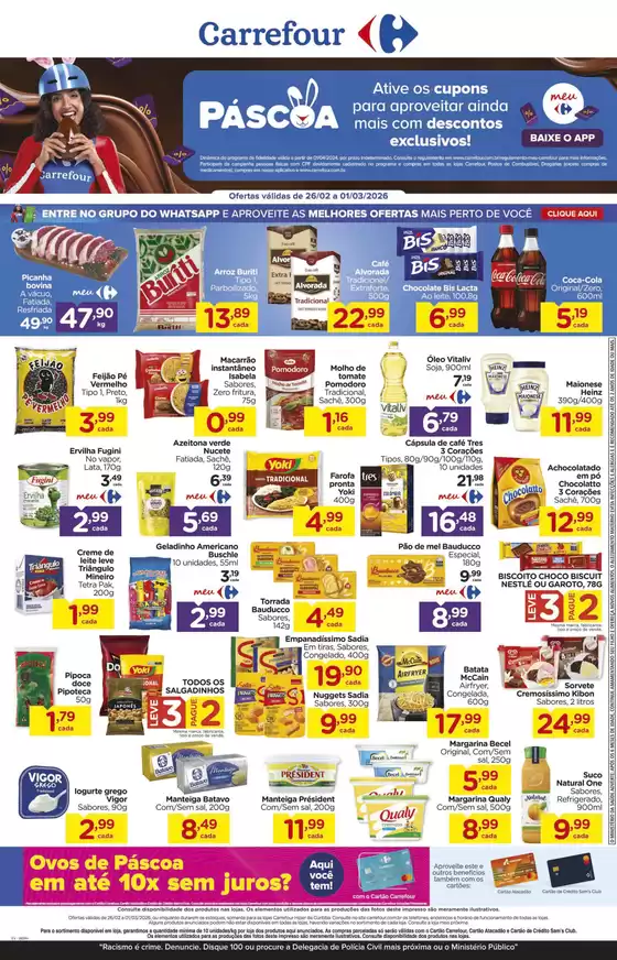 Catálogo Carrefour | Melhores ofertas e descontos | 2026-02-26T00:00:00.000Z - 2026-03-01T00:00:00.000Z
