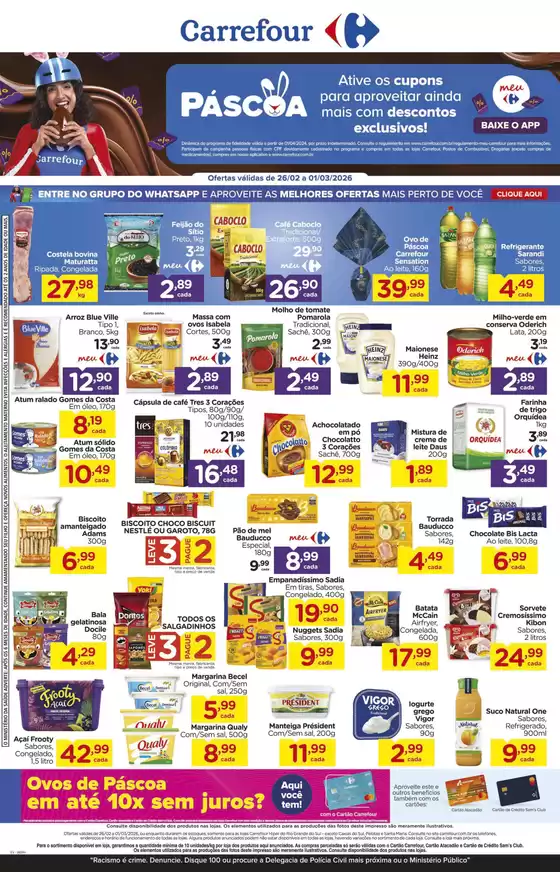 Catálogo Carrefour | Novas ofertas para descobrir | 2026-02-26T00:00:00.000Z - 2026-03-01T00:00:00.000Z