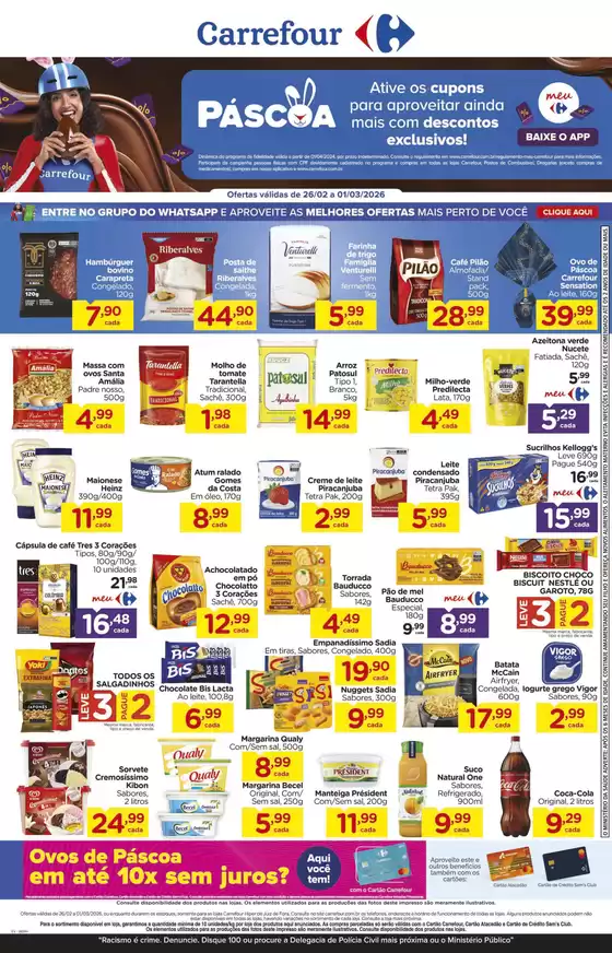 Catálogo Carrefour | Ofertas especiais atraentes para todos | 2026-02-26T00:00:00.000Z - 2026-03-01T00:00:00.000Z