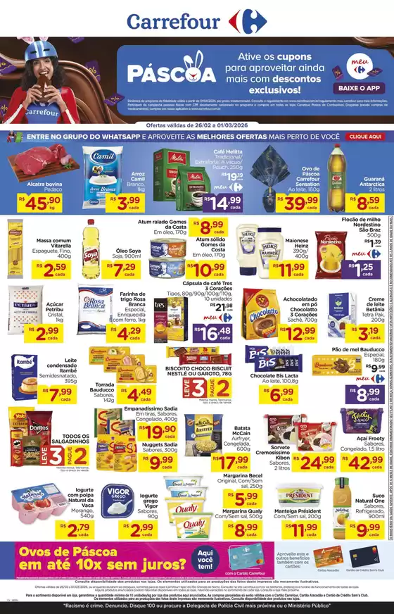 Catálogo Carrefour | Ofertas exclusivas e pechinchas | 2026-02-26T00:00:00.000Z - 2026-03-01T00:00:00.000Z