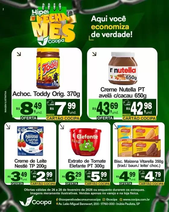 Catálogo Cocipa | Ofertas e promoções atuais | 2026-02-26T00:00:00.000Z - 2026-02-28T00:00:00.000Z