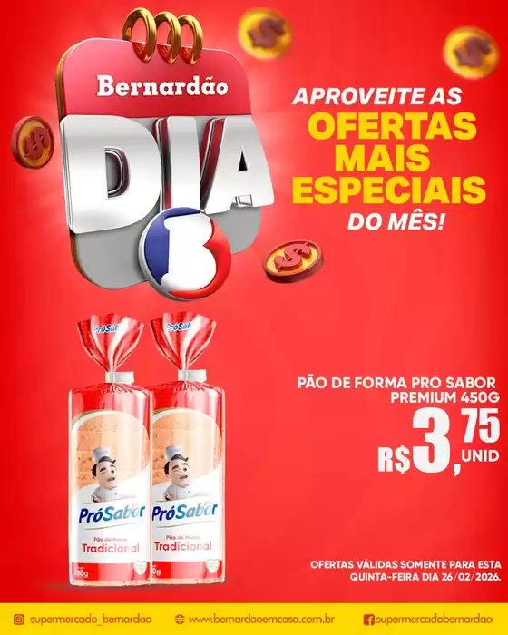 Catálogo Supermercado Bernardão | Melhores ofertas e descontos | 2026-02-26T00:00:00.000Z - 2026-02-26T00:00:00.000Z