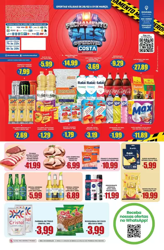 Catálogo Costa Atacadão | Descontos e promoções | 2026-02-26T00:00:00.000Z - 2026-03-01T00:00:00.000Z