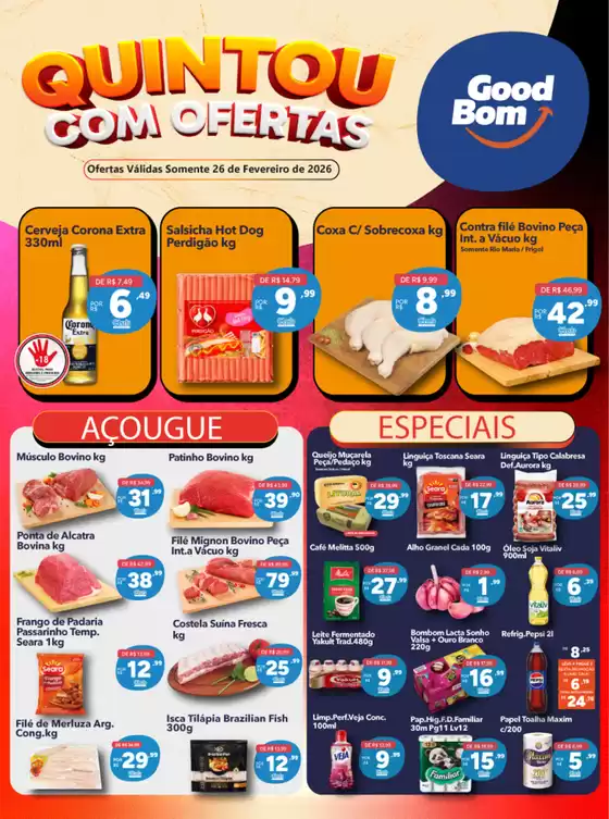 Catálogo GoodBom em Quixadá | Encarte GoodBom | 2026-02-26T00:00:00.000Z - 2026-02-26T00:00:00.000Z